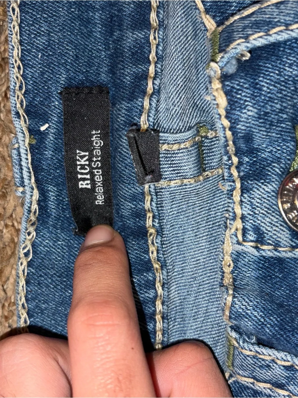 Classic men's Blue Stretch Skinny Jeans